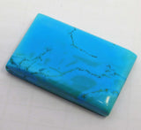 Turquoise stone on a white background