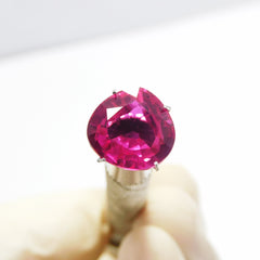 6.25 Carat Pear Cut Natural Pink Ruby Certified Loose Gemstone | Stunning Pinkies Ruby | A++ Quality