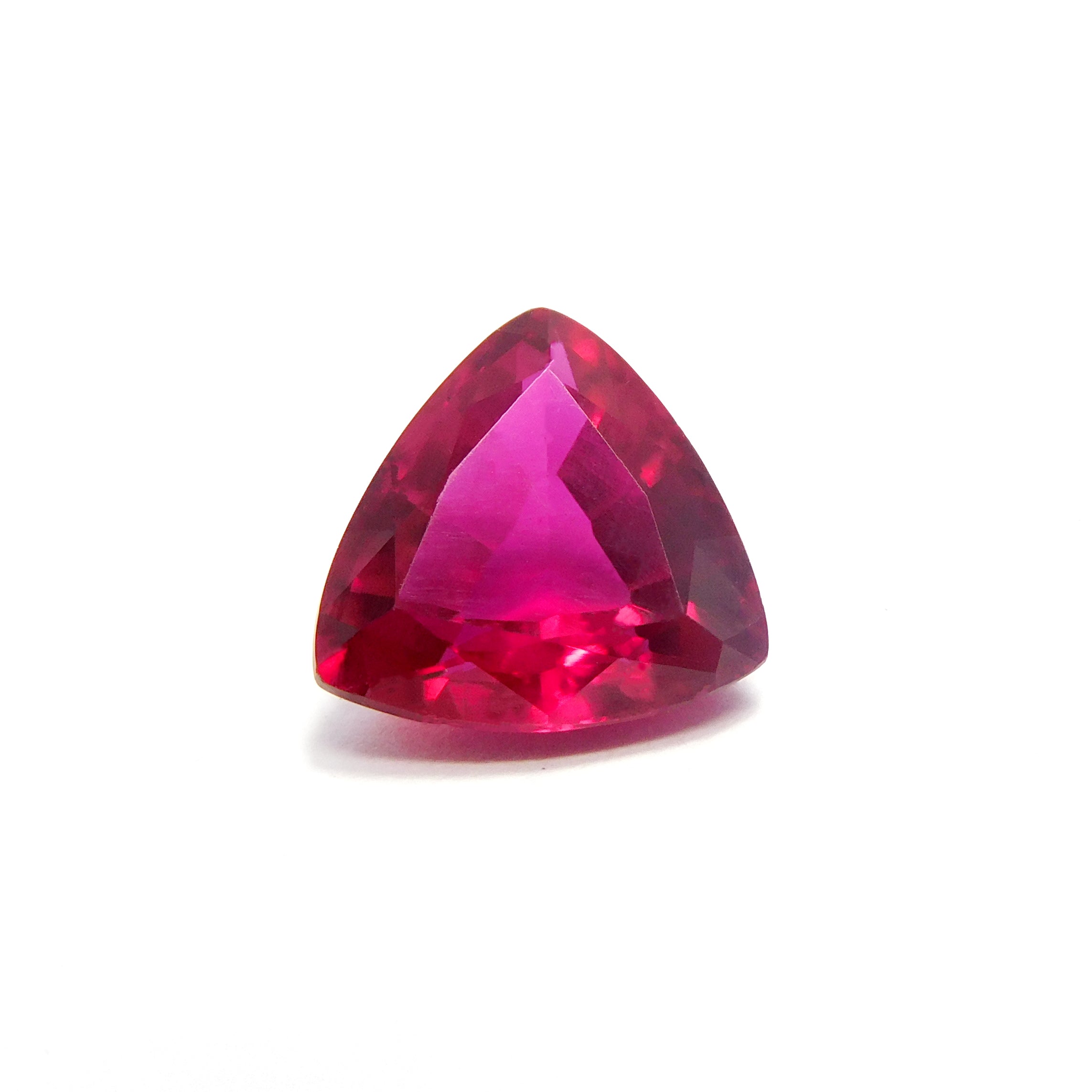 100% Free Shipping Free Gift !! 4.75 Carat Trillion Cut Natural Red Ruby Certified Loose Gemstone