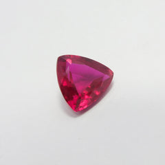 100% Free Shipping Free Gift !! 4.75 Carat Trillion Cut Natural Red Ruby Certified Loose Gemstone