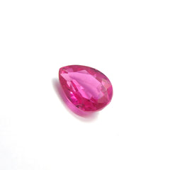 Beautiful Burmese Ruby !! 7.80 Carat Natural Pink Color Ruby Loose Gemstone Certified Pear Cut