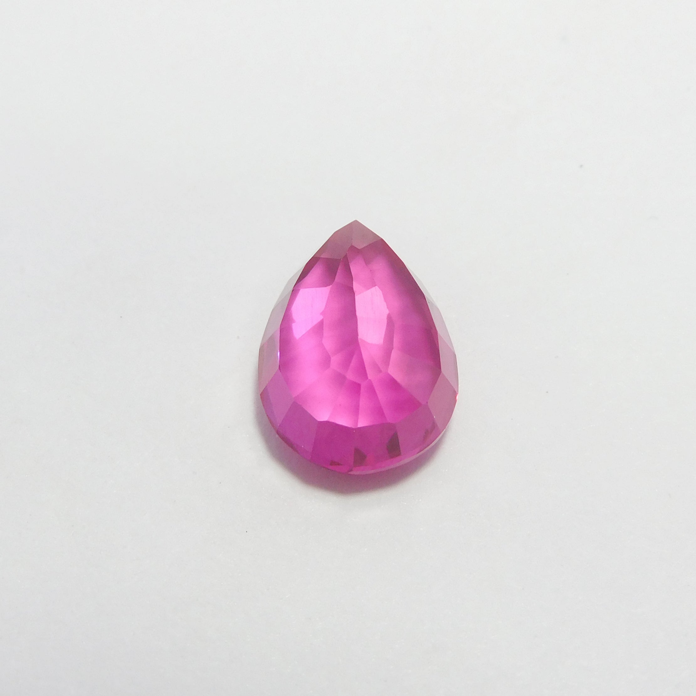 Beautiful Burmese Ruby !! 7.80 Carat Natural Pink Color Ruby Loose Gemstone Certified Pear Cut