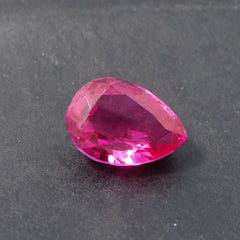 Beautiful Burmese Ruby !! 7.80 Carat Natural Pink Color Ruby Loose Gemstone Certified Pear Cut