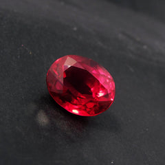 Red Gemstone !! 8.10 Carat Natural Oval Cut Pigeon Red Ruby Certified Loose Gemstone | ON SALE