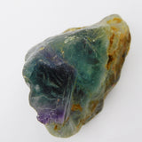 Earth Mined Rough 370.40 Carat Natural Multi Color Fluorite Certified Natural Raw Rough Loose Gemstone | Free Delivery Free Gift