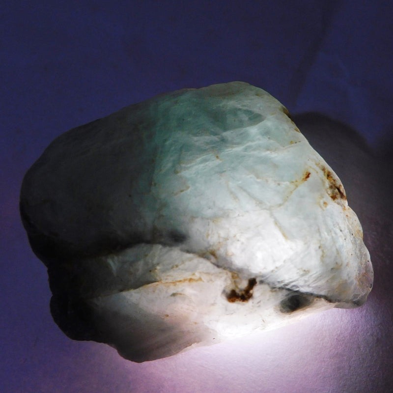 Fluorite Rough certified uncut fluorite close up image