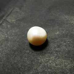 Amazing Pearl For Earrings 3.80 Carat Round Cut Natural Akoya White Pearl Form Indonesia | Grab For It | Excellent Offer