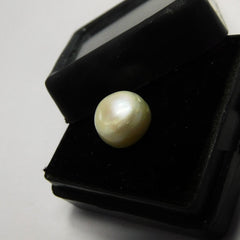 Amazing Pearl For Earrings 3.80 Carat Round Cut Natural Akoya White Pearl Form Indonesia | Grab For It | Excellent Offer