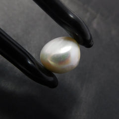 Natural Tahitian Pearls , South Sea Pearl 4.85 Carat Certified Round Cut Loose Gemstone | Offer On Pearl | Best For Jwelery  | White Color Pearl