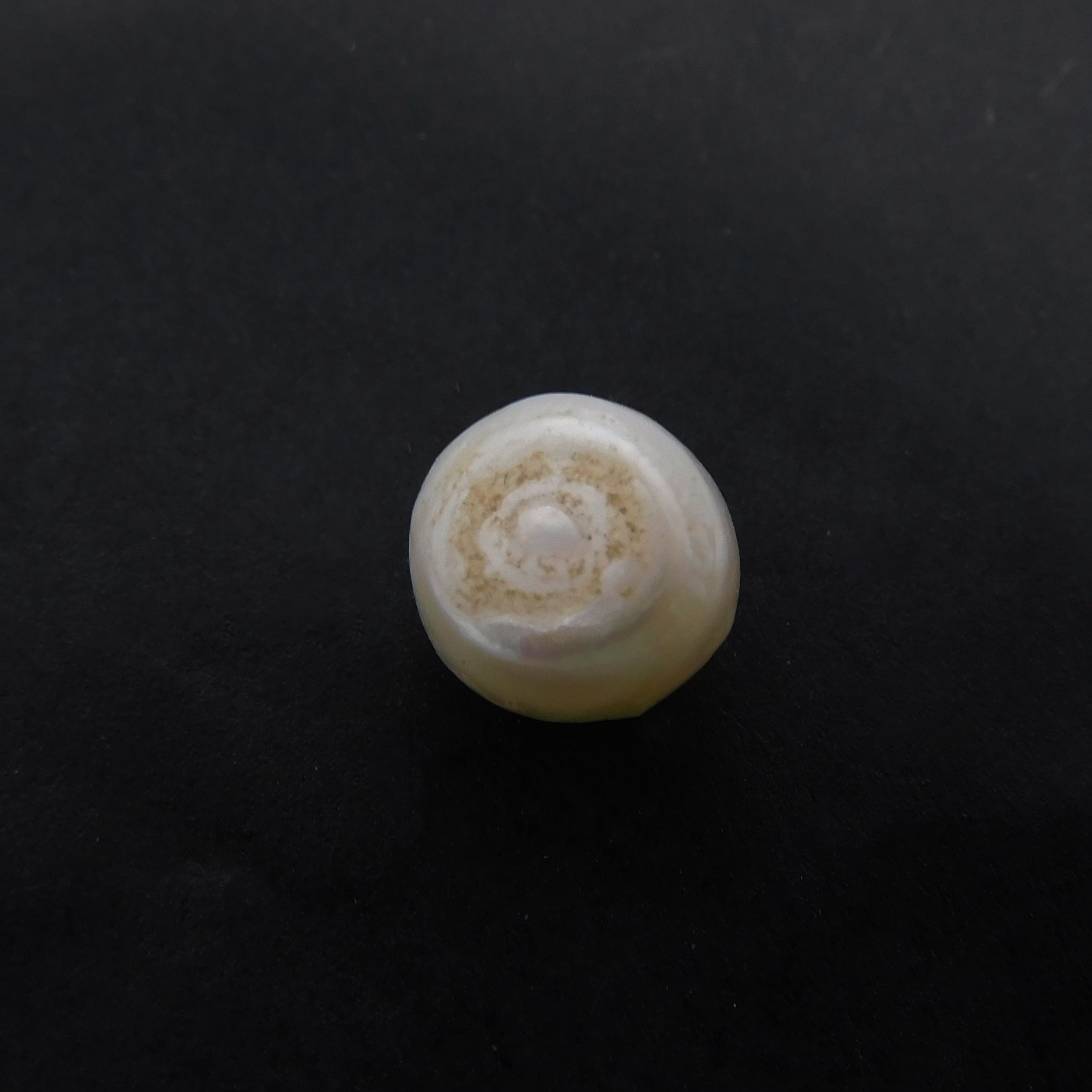 Round Cut Natural White Color Pearl 3.85 Carat Certified Loose Gemstone , Akoya Pearl SEA Pearl, Mabe Pearl