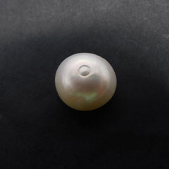 Pearly Rings For Bride/ Groom | White Pearl | Natural Certified 4.05 Carat Round Shape Loose Gemstone White Pearl