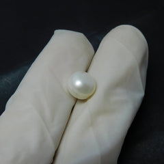 Cultured Pearls , Best For Astrological Significance 3.35 Carat Natural White SEA Pearl Certified Loose Gemstone | Best For Jwelery Making | Excellent Cut