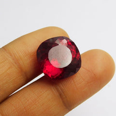 Best Offer !! 10.23 Carat Square Cushion Shape Natural Ruby Red Color Gemstone From Mozambique Certified Loose Gemstone Free Delivery Free Gift