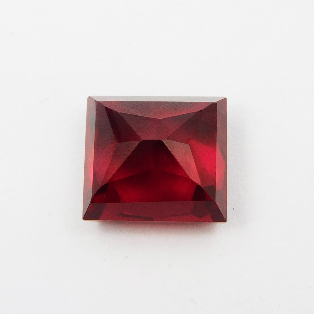 BEST offer !! Natural Ruby 8.56 Ct Square Cut Red Ruby Certified Natural Ruby Ring Size Loose Gemstone