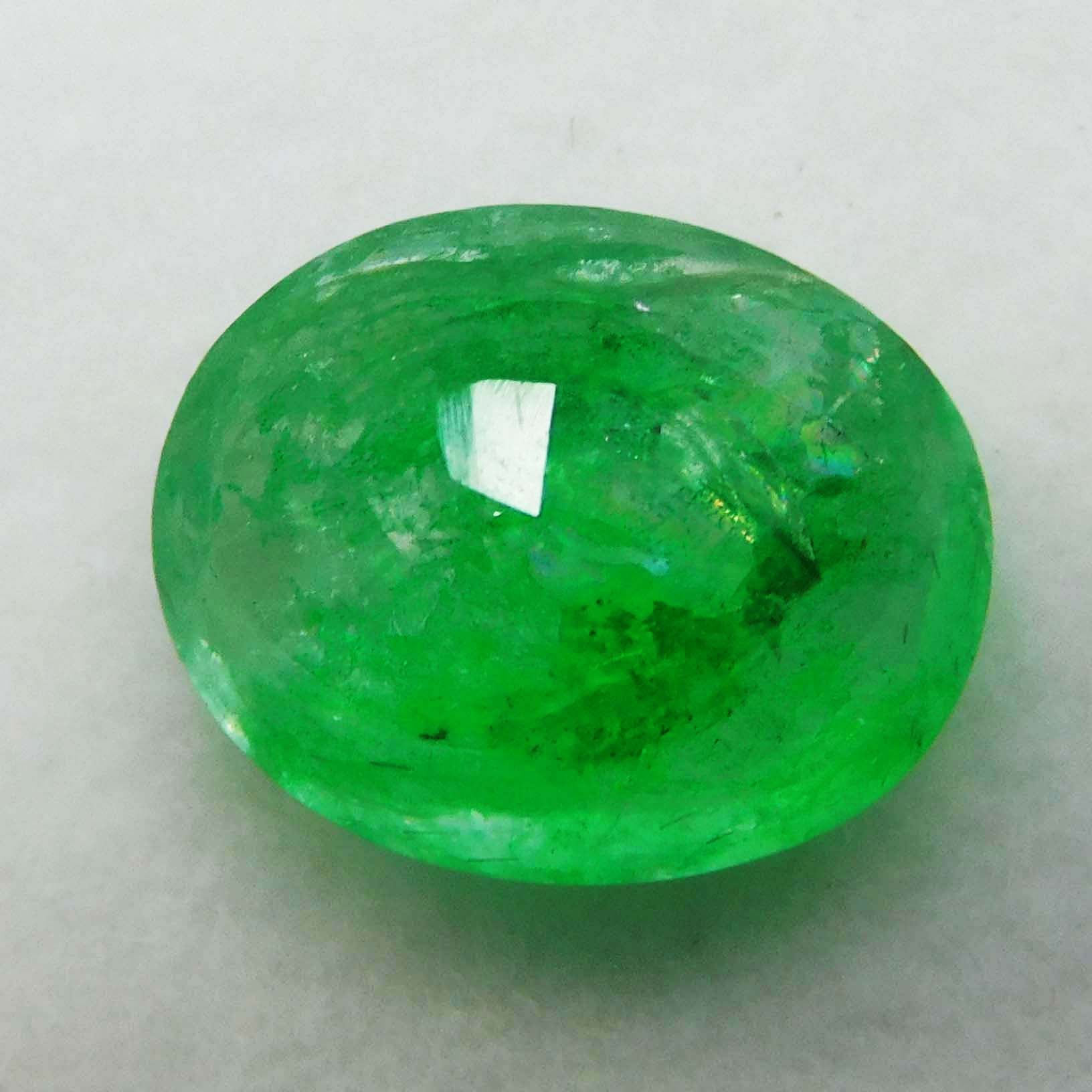 Fine Oval Cut CERTIFIED 7.21 Ct Natural Emerald Colombian Green Loose Gemstone