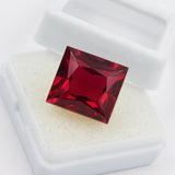 BEST offer !! Natural Ruby 8.56 Ct Square Cut Red Ruby Certified Natural Ruby Ring Size Loose Gemstone