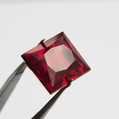 BEST offer !! Natural Ruby 8.56 Ct Square Cut Red Ruby Certified Natural Ruby Ring Size Loose Gemstone