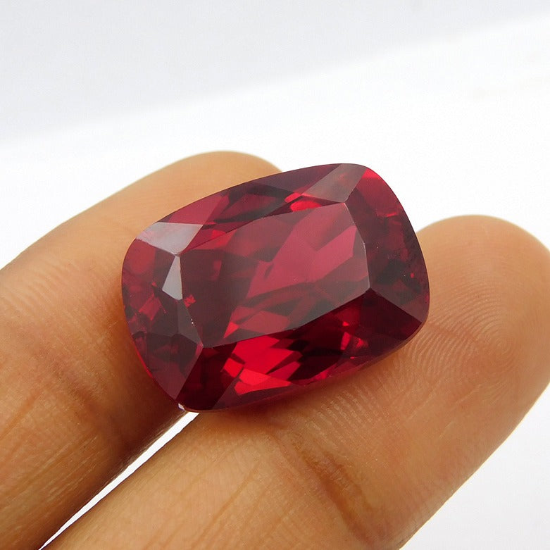 ON SALE !! 11.95 Ct Natural Red Ruby Certified Long Cushion Shape Ruby Pendent Size Loose Gemstone-Free Shipping Free Gift