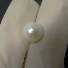 White Color Fresh SEA Pearl 3.80 Carat Round Shape Natural CERTIFIED Loose Gemstone | Beautiful Necklace | Rings Making