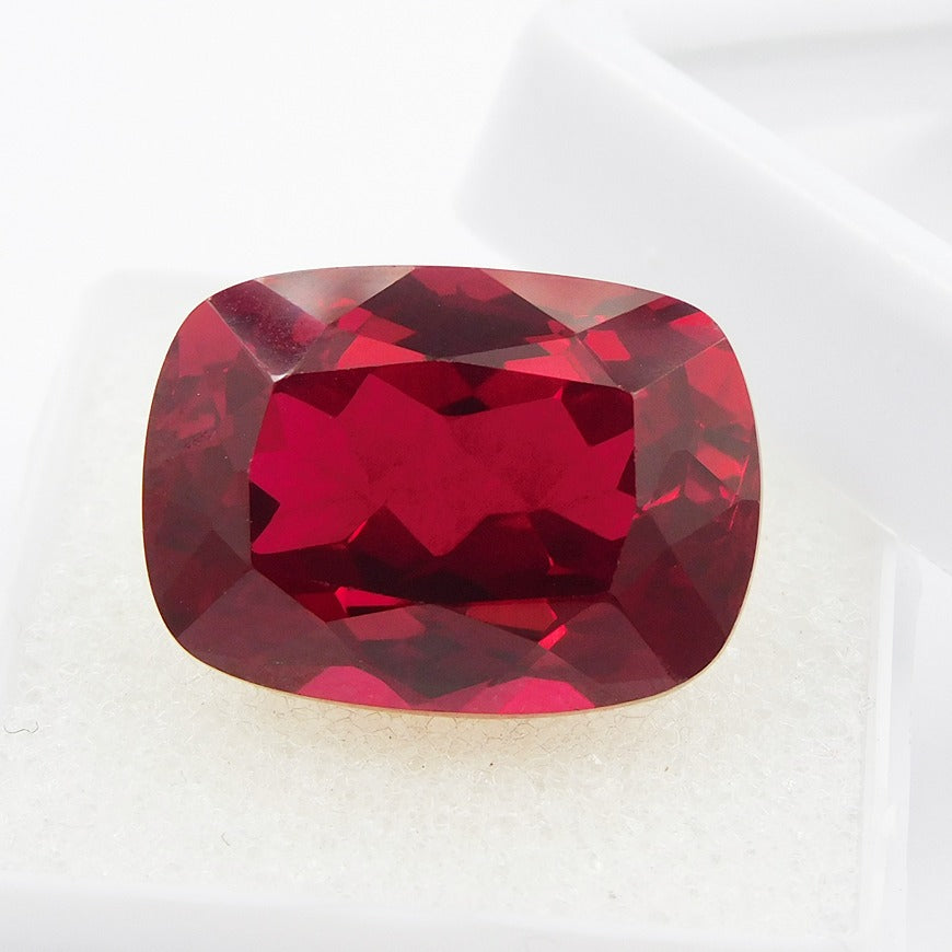 ON SALE !! 11.95 Ct Natural Red Ruby Certified Long Cushion Shape Ruby Pendent Size Loose Gemstone-Free Shipping Free Gift