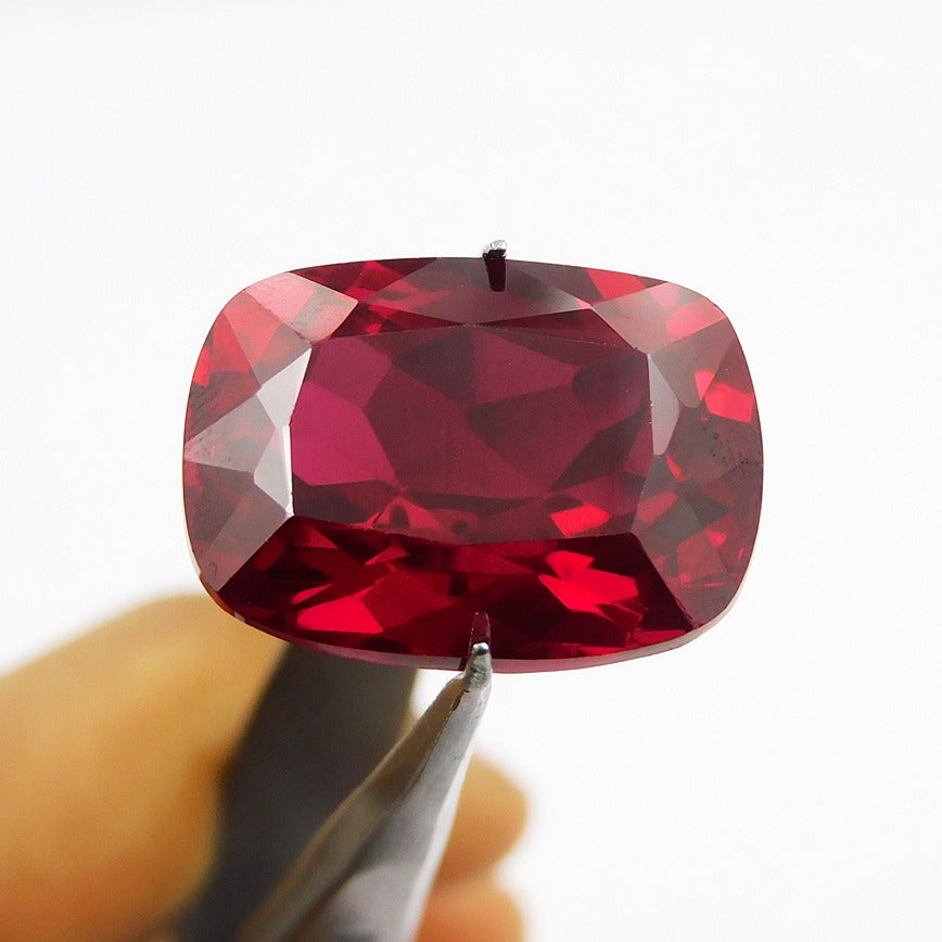 ON SALE !! 11.95 Ct Natural Red Ruby Certified Long Cushion Shape Ruby Pendent Size Loose Gemstone-Free Shipping Free Gift