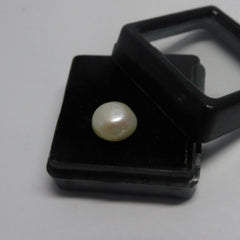 Natural White Pearl 3.25 Ct CERTIFIED Mabe South Pacific SEA Round Cut Loose Gem