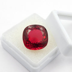 ON SALE !! Extremely Rare NATURAL Red RUBY Square Cushion Cut 10.90 Ct CERTIFIED Loose Gemstone-Best For Physical Healing