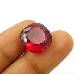 ON SALE !! Extremely Rare NATURAL Red RUBY Square Cushion Cut 10.90 Ct CERTIFIED Loose Gemstone-Best For Physical Healing