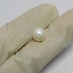 Jwelery Making Gem | Free Delivery Free Gift | 2.45 Carat Natural SEA White Color Pearl Loose Gemstone , Best Offer