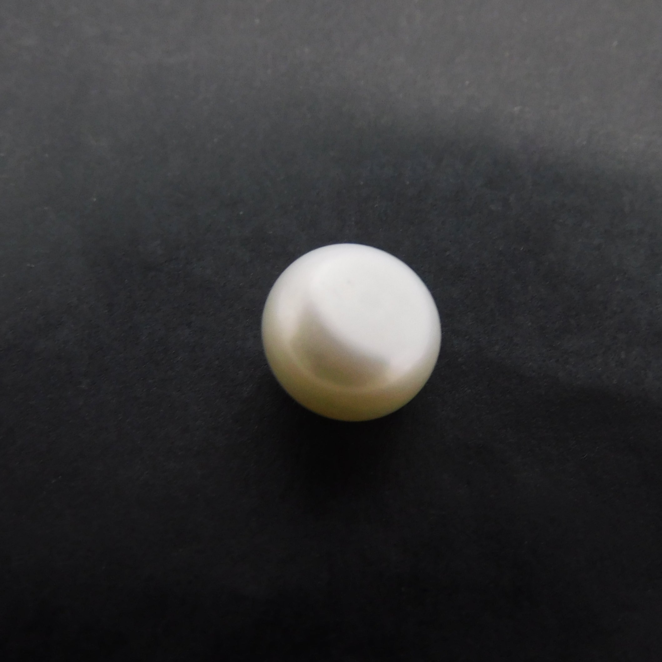 Beautiful Ring Size Pearl 3.40 Carat Round Shape Certified Natural SEA White Pearl Loose Gemstone | Have It | On Best Price