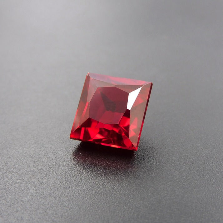 13.56 Ct Natural Pigeon Bloody Ruby Red Square Cut Loose Gemstone Certified Ruby Square Cut Red Ruby From Mozambique