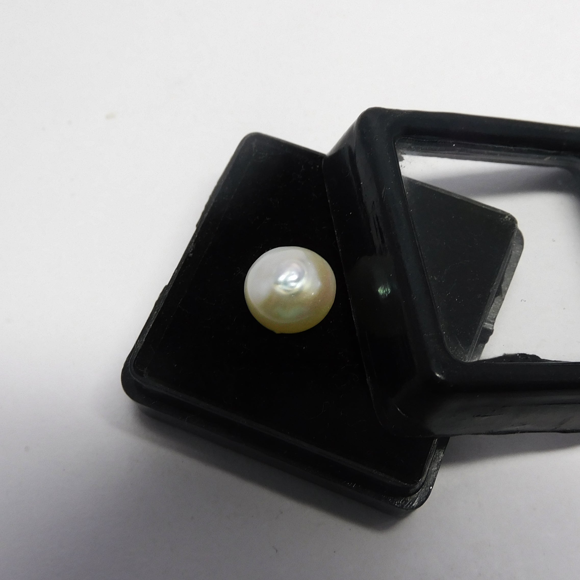 2.70 Ct Sea Pearl Natural White Mabe Loose Gemstone CERTIFIED Perfect Round Cut