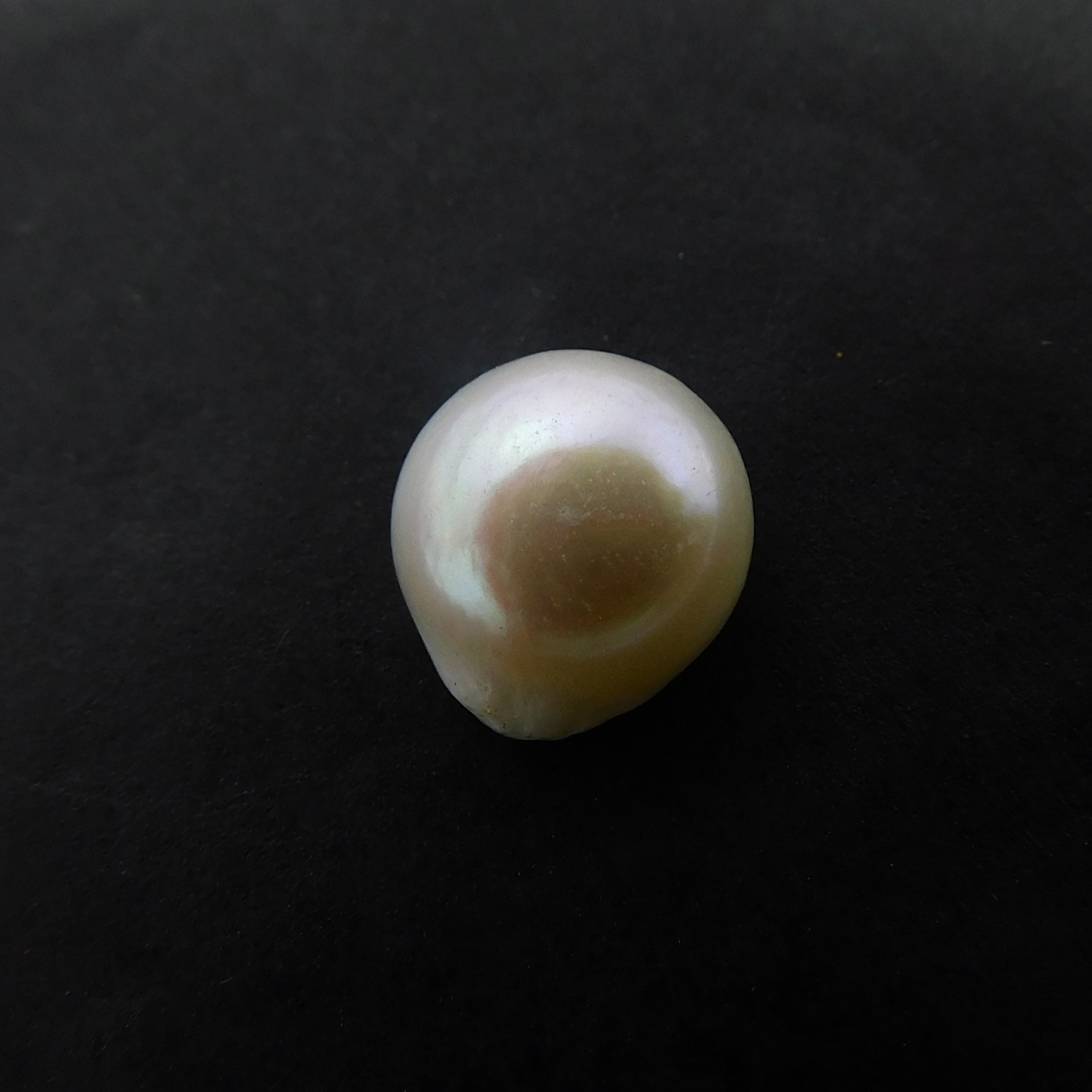 Pearly Jwelery Cabochon Shape 2.90 Carat SEA Pearl Certified Natural Loose Gemstone | Free Shipping & Gift | Best Akoya White Pearl