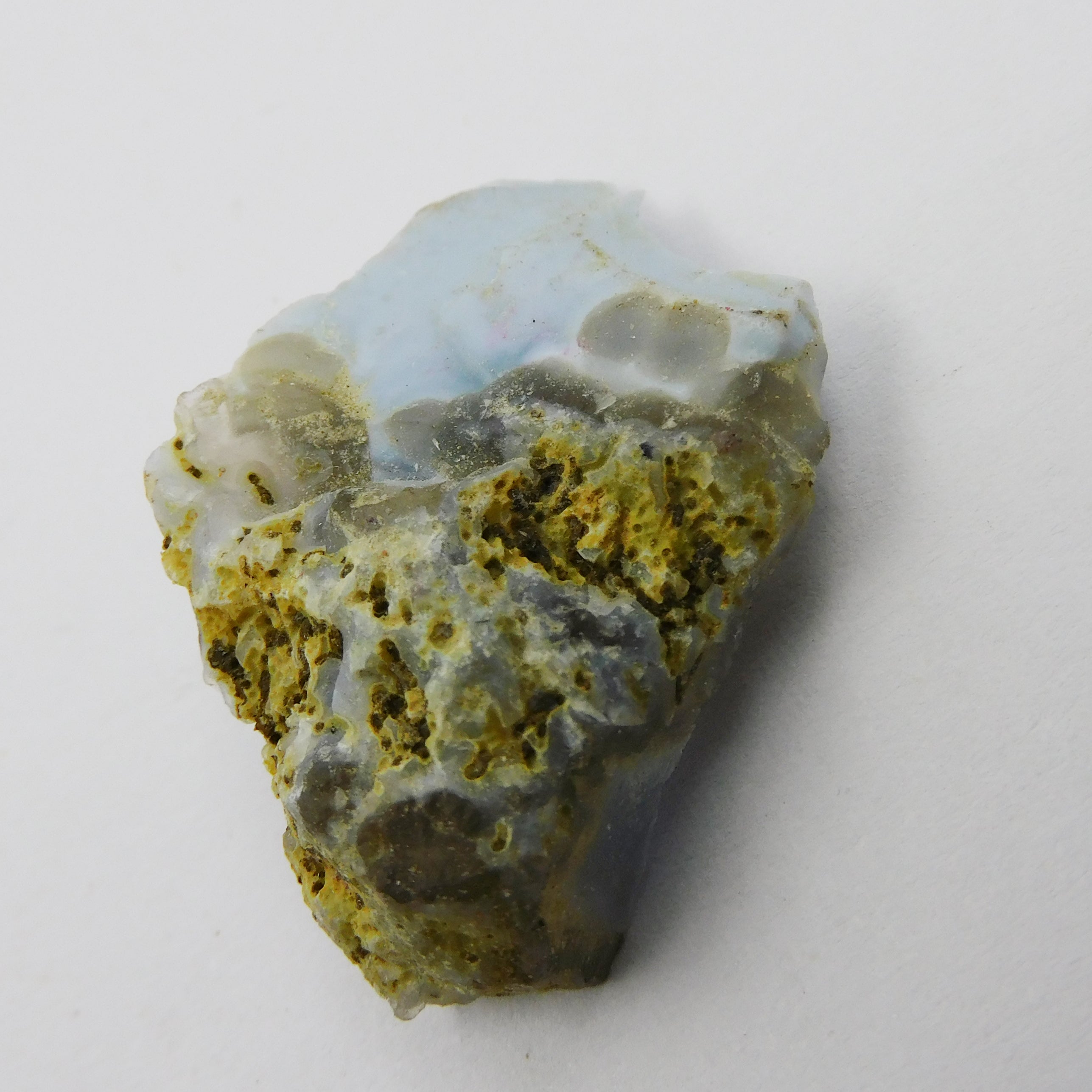 Ethiopian Raw Rough 26.50 Carat Natural Opal Blue Rough Certified Loose Gemstone