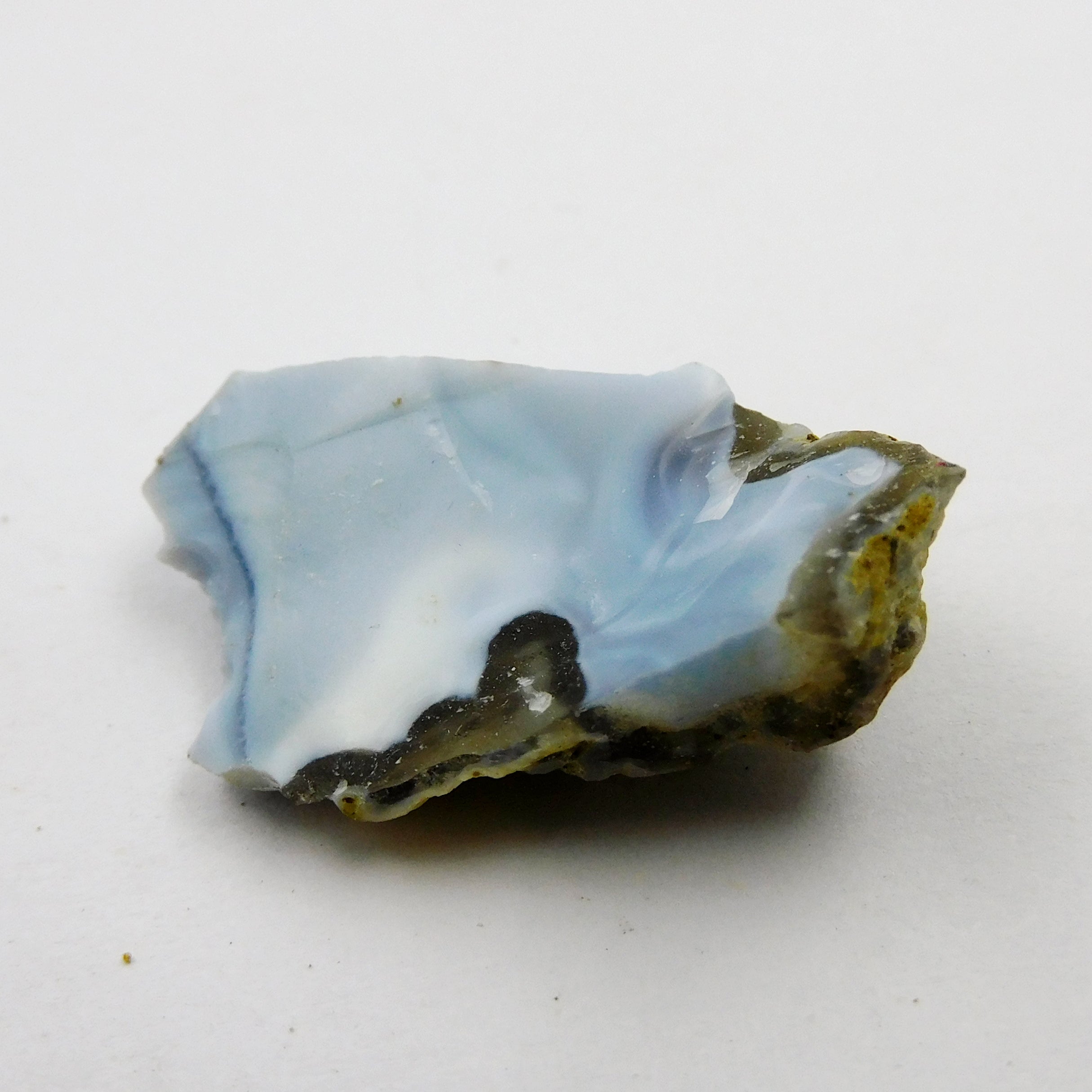 Ethiopian Raw Rough 26.50 Carat Natural Opal Blue Rough Certified Loose Gemstone