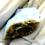 blue opal rough gemstone raw crystal