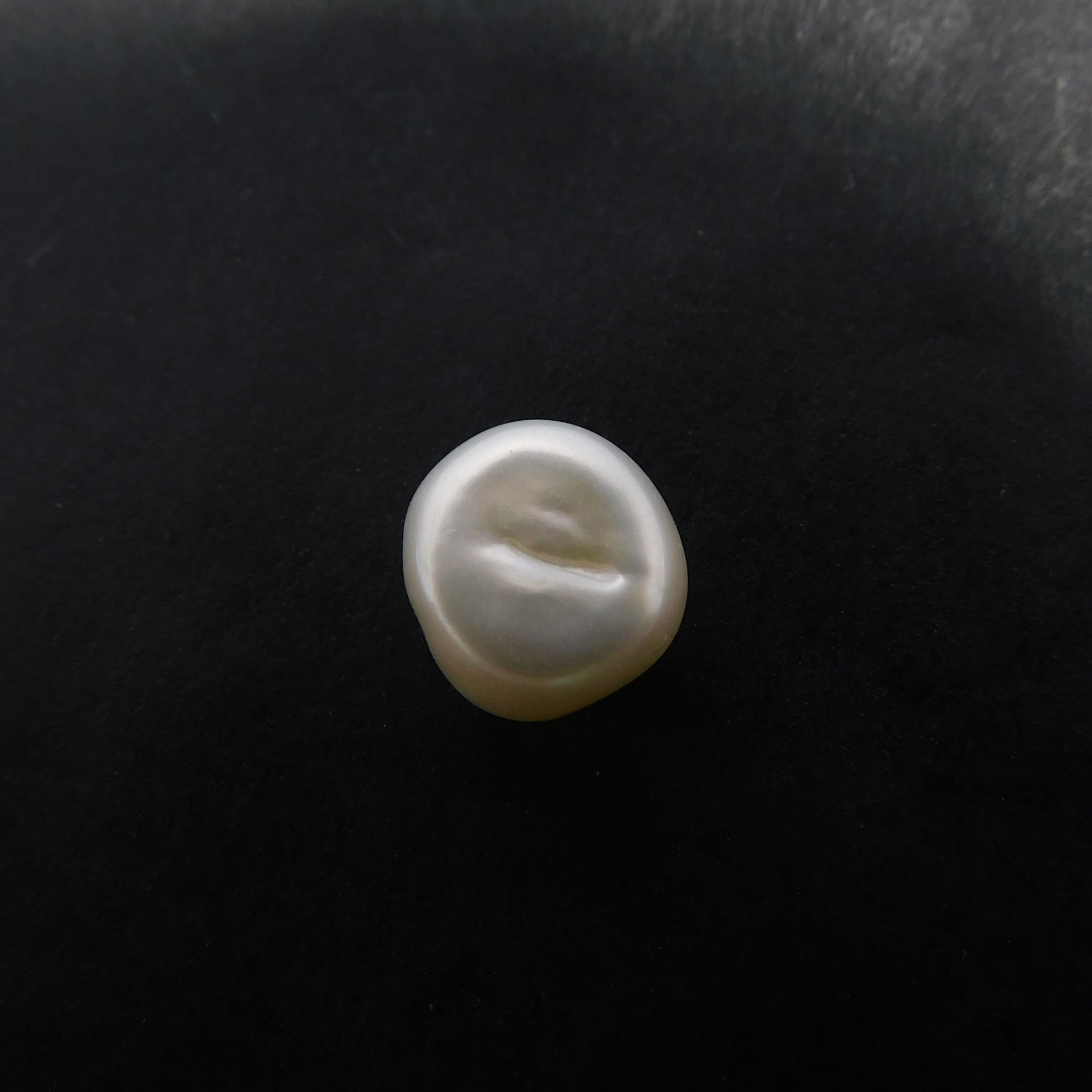 Mabe Pearls | Keshi Pearls | Cabochon Shape 2.25 Carat Natural Certified Loose Gemstone Best For Environmental Benefits & Symbolism