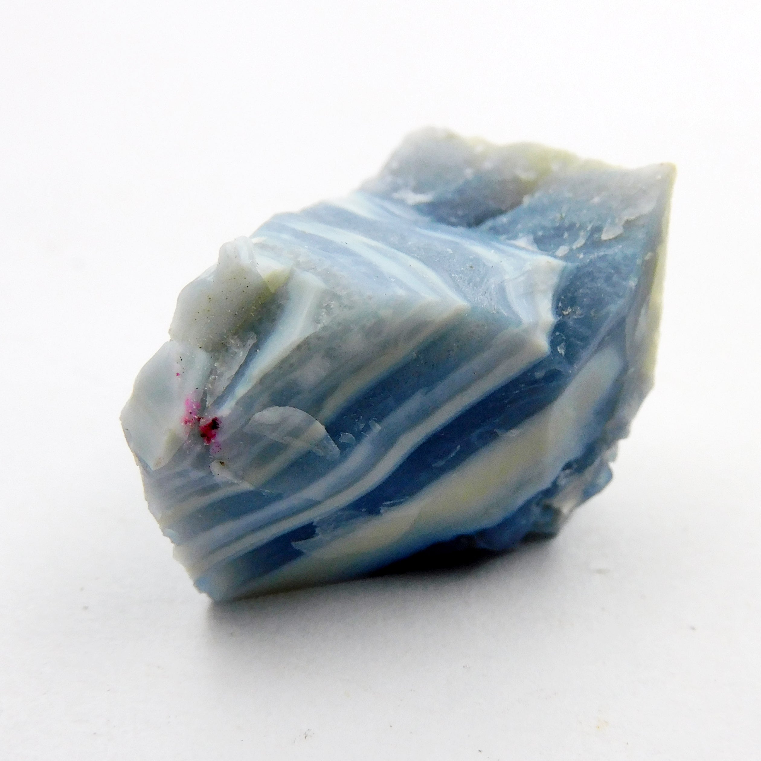 Certified Natural Rough 28.50 Carat Opal Blue Raw Rough Loose Gemstone