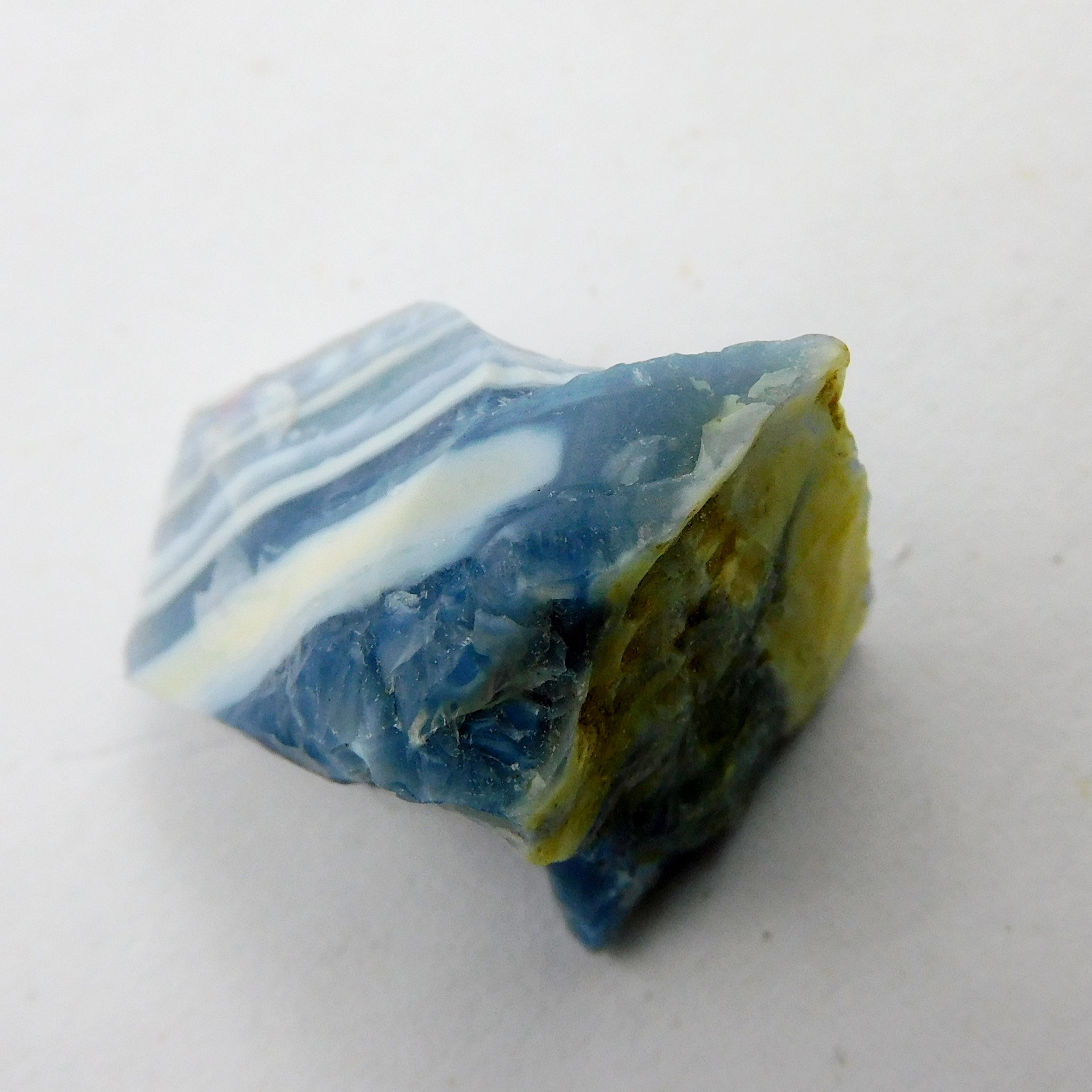 Certified Natural Rough 28.50 Carat Opal Blue Raw Rough Loose Gemstone