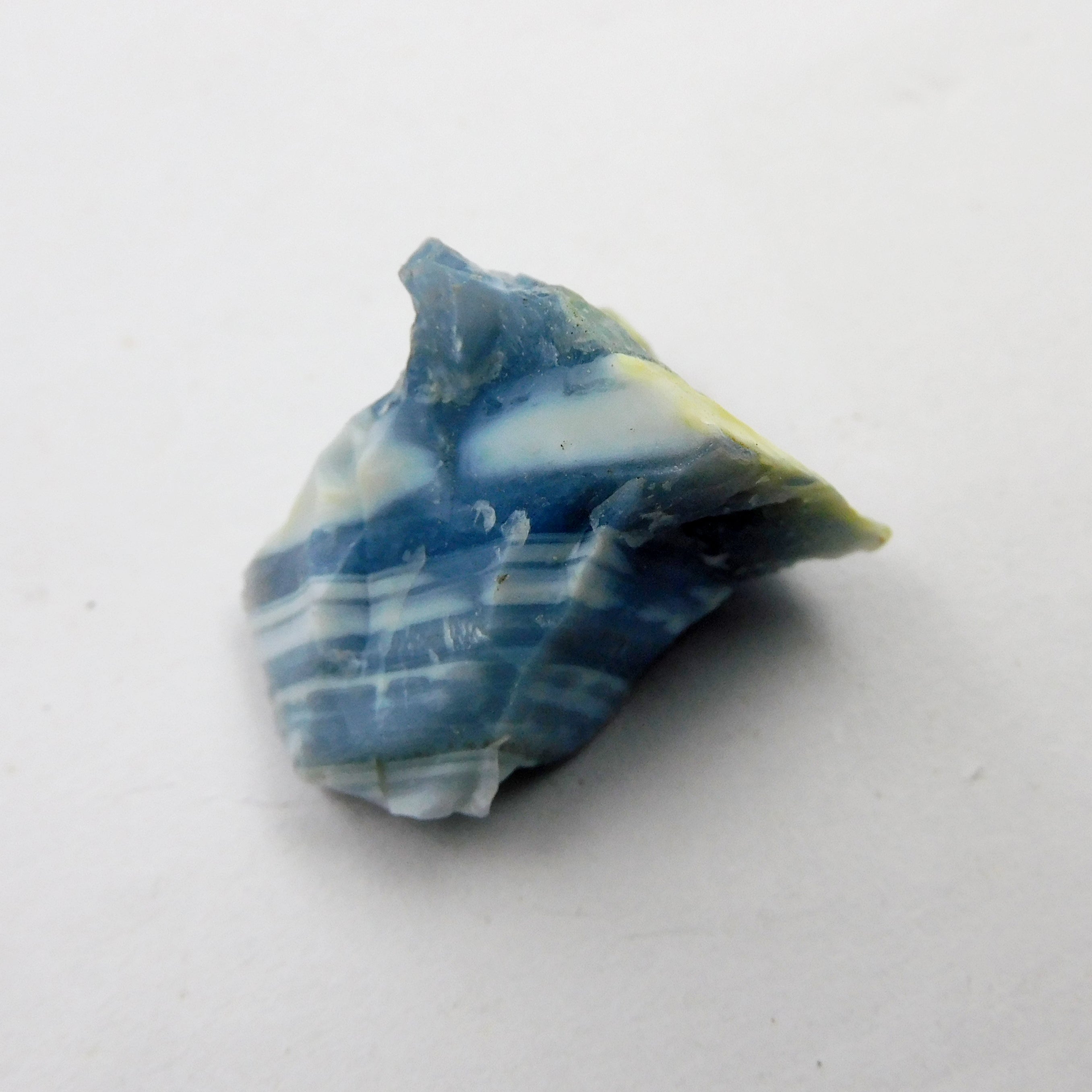 Certified Natural Rough 28.50 Carat Opal Blue Raw Rough Loose Gemstone