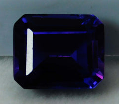 7 Carat Natural Purple Tanzanite Emerald Cut CERTIFIED Loose Gemstone