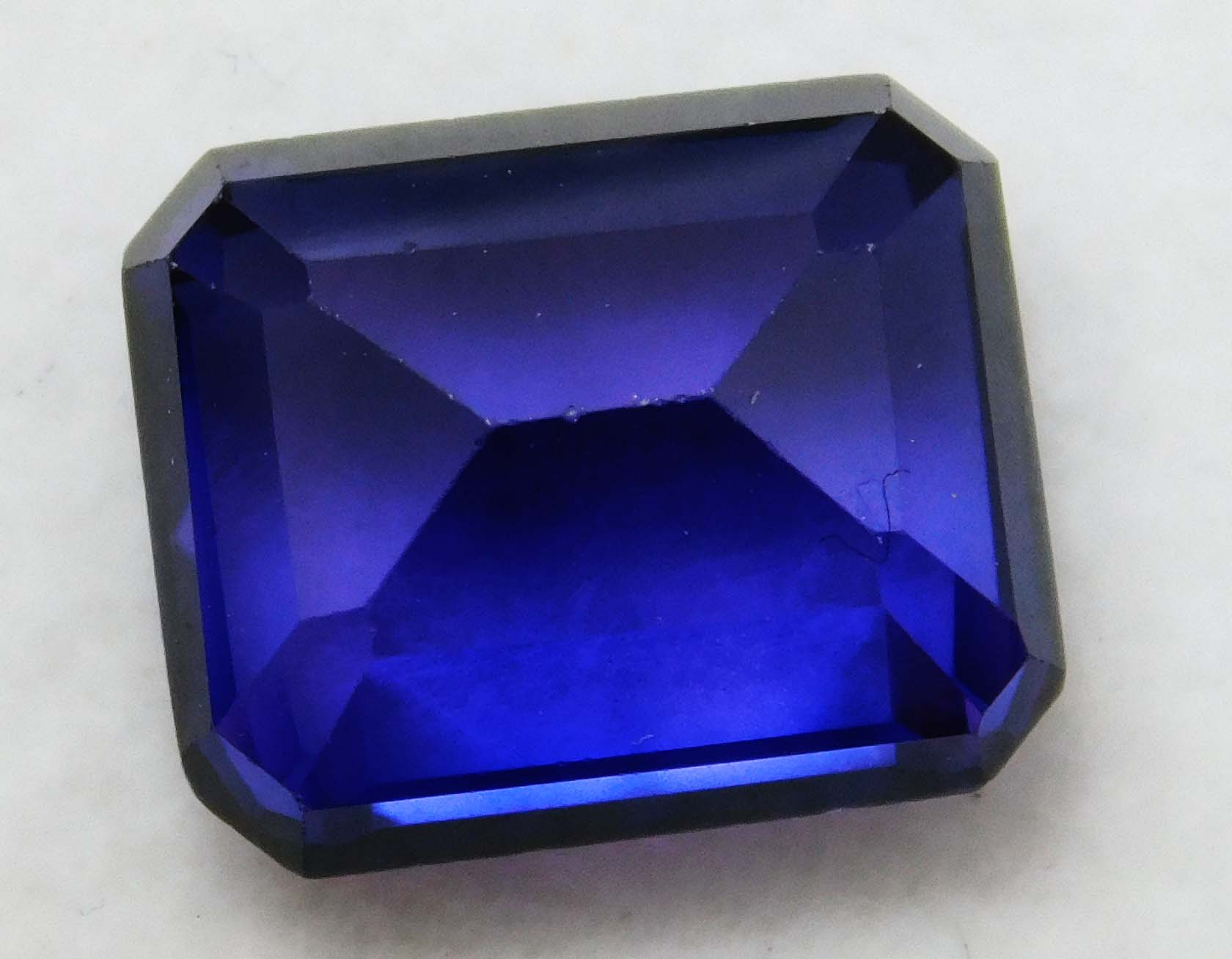 7 Carat Natural Purple Tanzanite Emerald Cut CERTIFIED Loose Gemstone