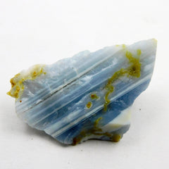 14.55 Carat Mini Cut Raw Rough Certified Natural Blue Opal Rough Loose Gemstone