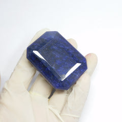 Big Size Stone !! 499.90 Carat Natural Blue Sapphire Emerald Cut Loose Gemstone Certified