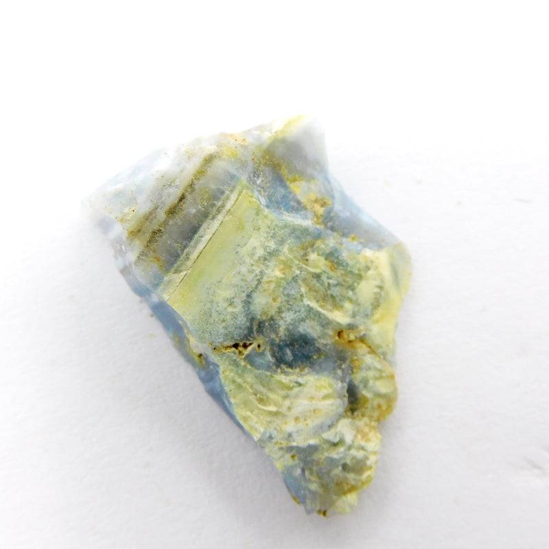 Blue Opal Rough 9.55 Carat studio lighting showing color play