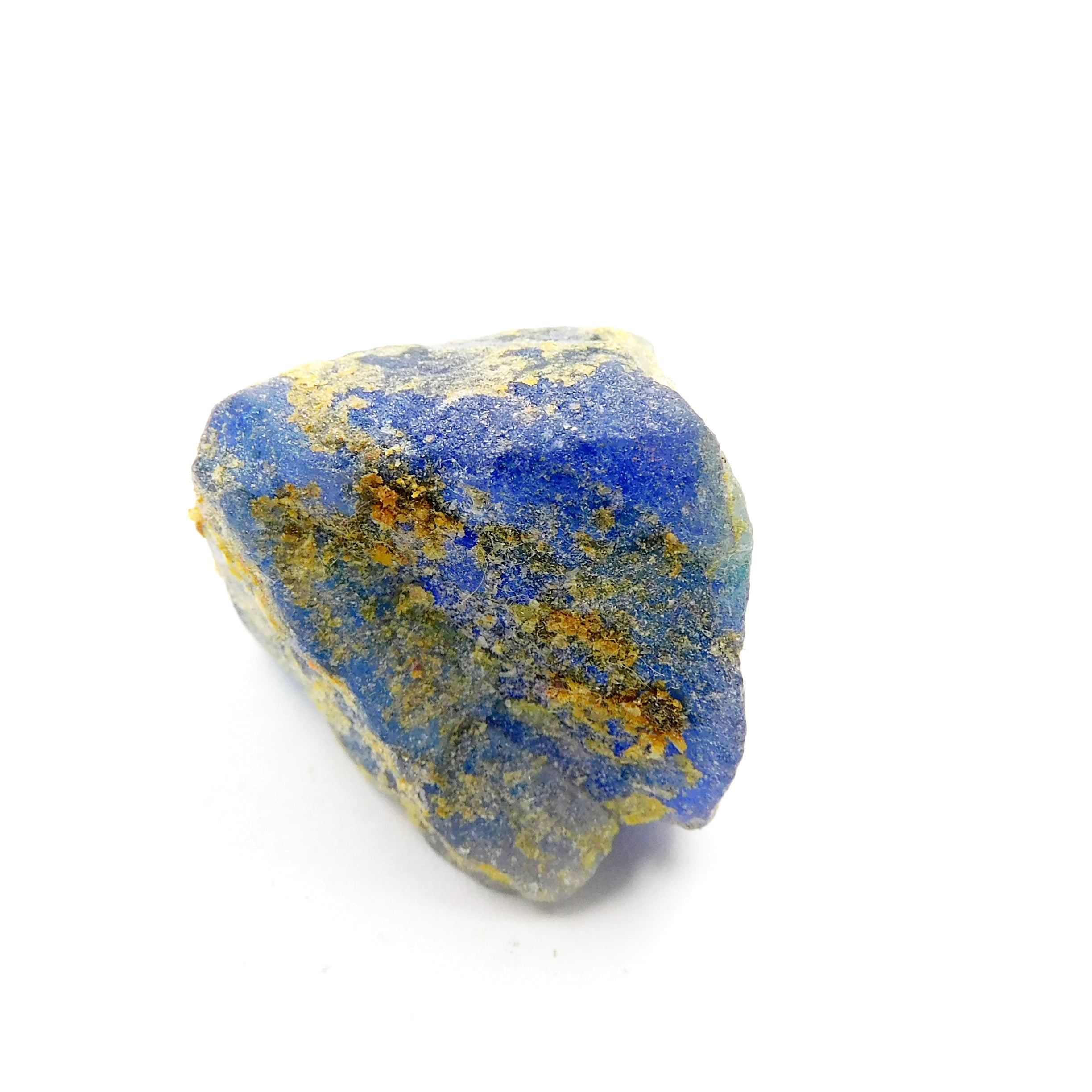 Uncut Natural Blue Color Lapis Lazuli 122.05 Carat Raw Rough Loose Gemstone Certified | Free Delivery Free Gift | Bumper Offer