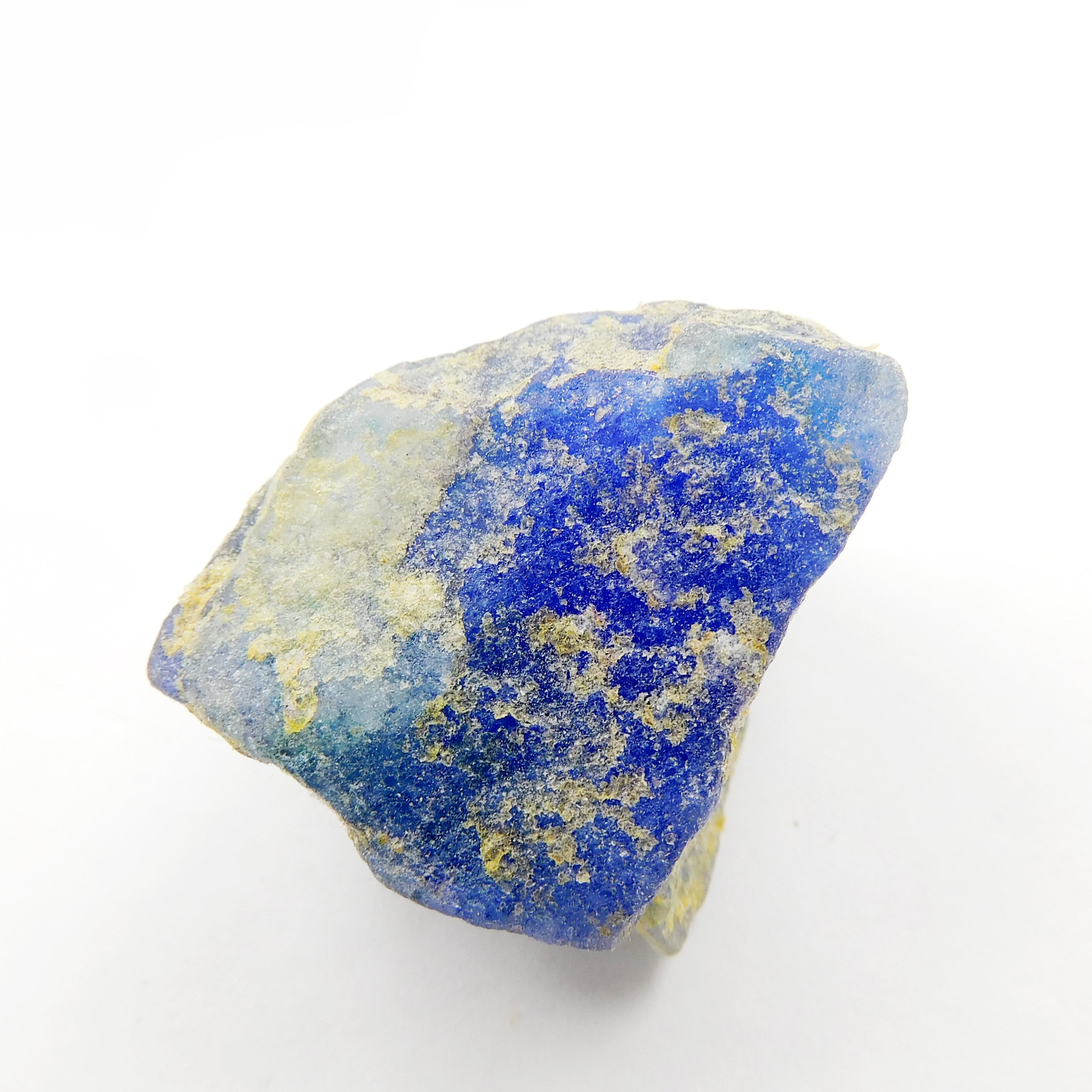 Uncut Natural Blue Color Lapis Lazuli 122.05 Carat Raw Rough Loose Gemstone Certified | Free Delivery Free Gift | Bumper Offer