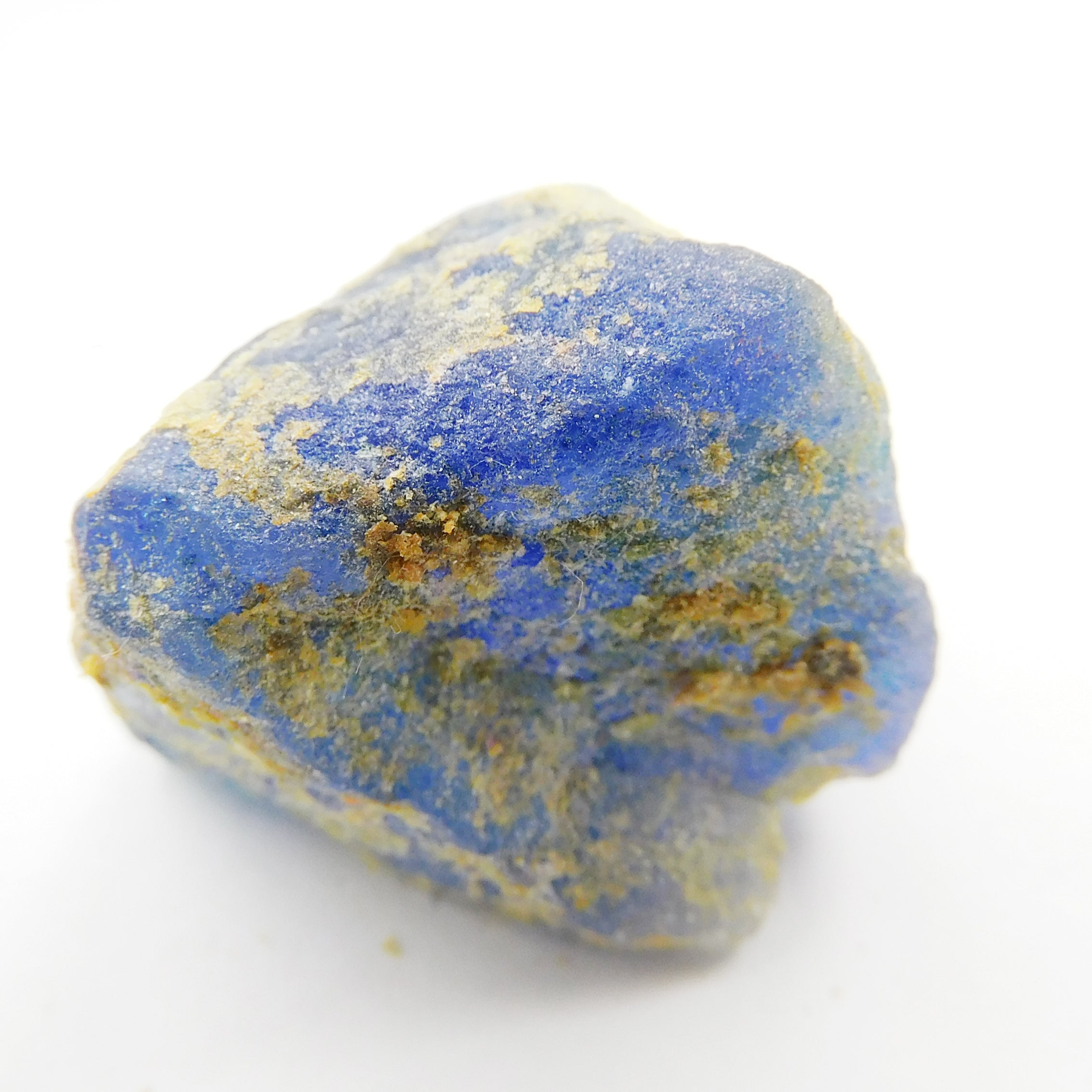 Uncut Natural Blue Color Lapis Lazuli 122.05 Carat Raw Rough Loose Gemstone Certified | Free Delivery Free Gift | Bumper Offer