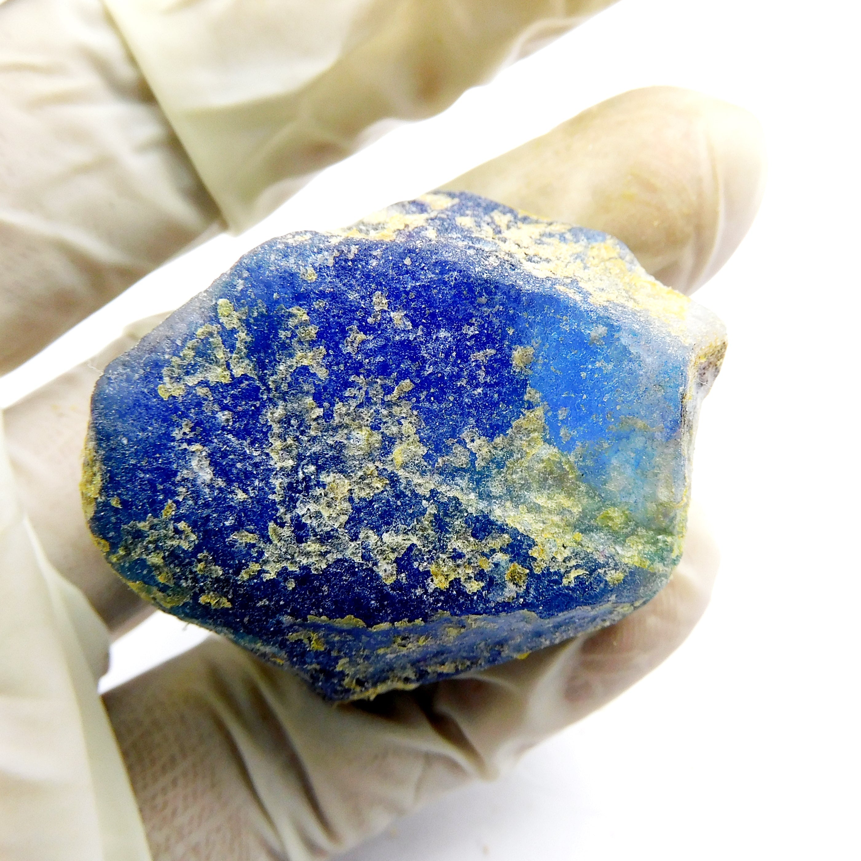 124.60 Carat Blue Uncut Rough Natural Lapis Lazuli Raw Rough CERTIFIED Loose Gemstone