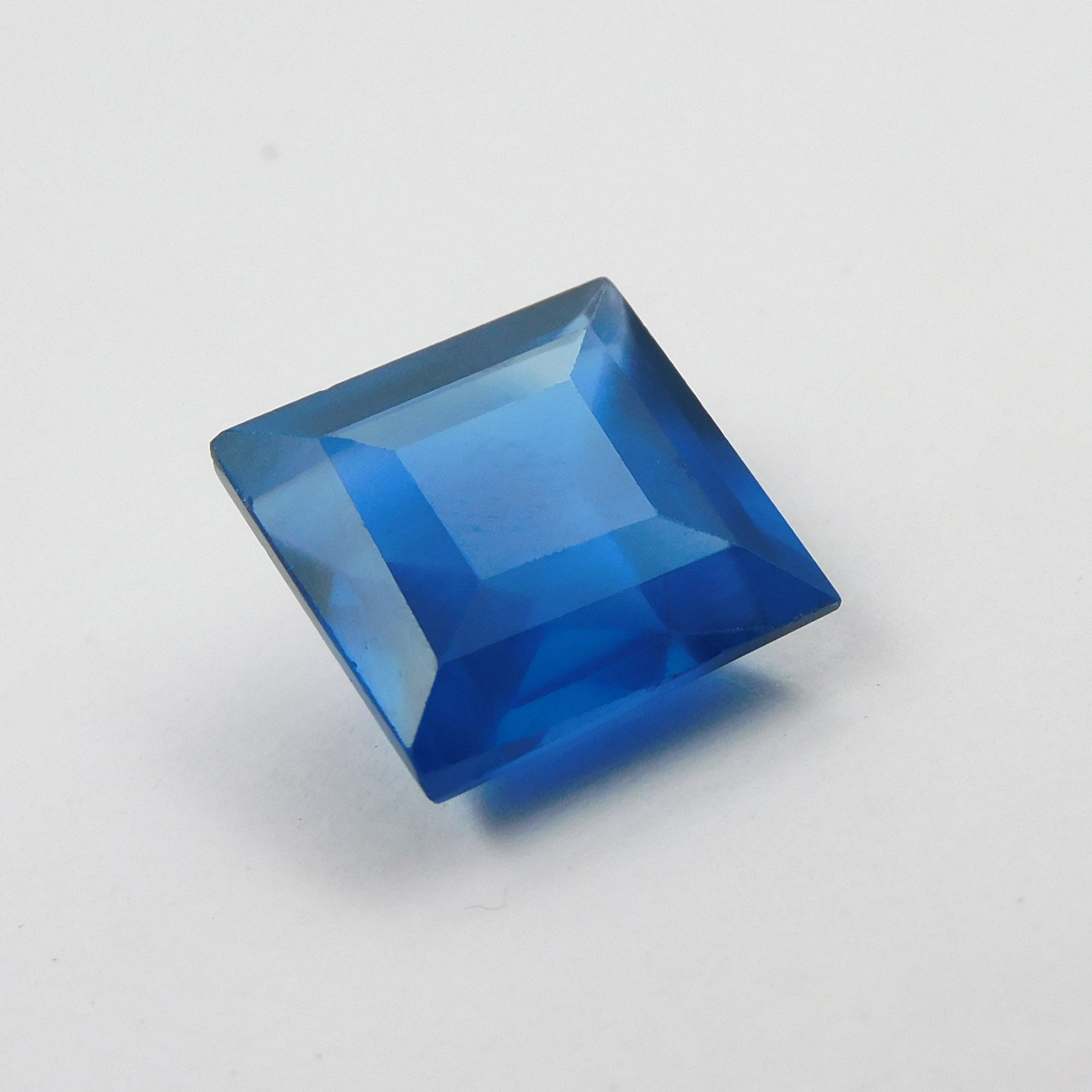 Square Cut Beautiful Blue Gemstone 8.65 Carat Natural Blue Sapphire Certified Loose Gemstone | Stunning Gem | Best For Jewelry Making